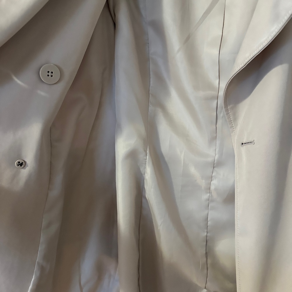 Lands' End Tan Trench Coat - Picture 3 of 3